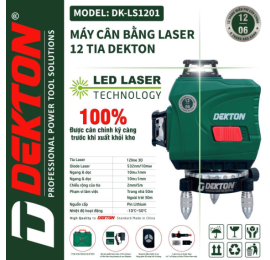 Máy cân mực laser 12 tia xanh DEKTON DK-LS1201