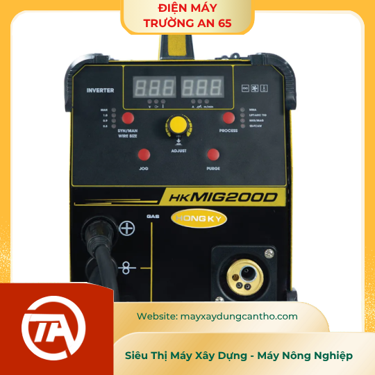 Máy hàn MIG không dùng khí đa năng Hồng Ký Master digital HKMIG200D