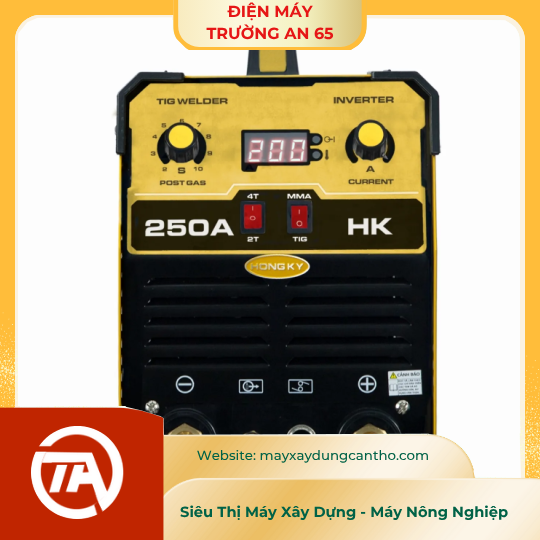 Máy hàn TIG DC que Hồng Ký Master HKTIG250A