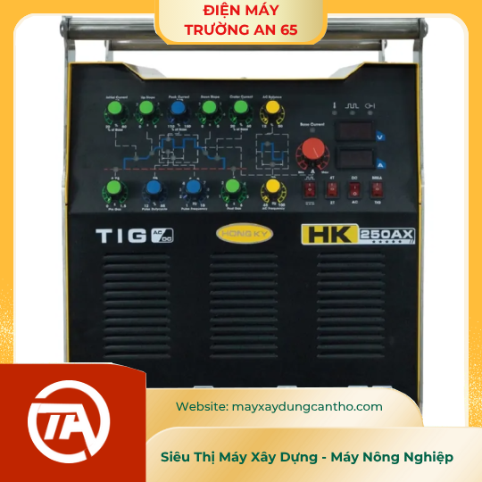 Máy hàn TIG ACDC xung que Hồng Ký Master HKTIG250AX