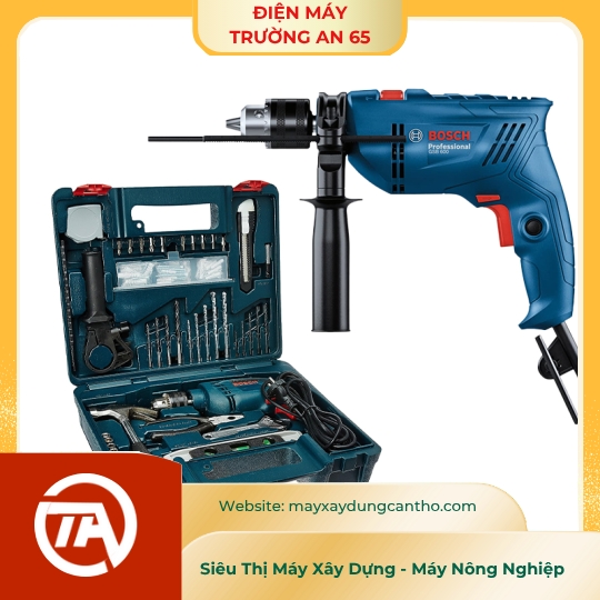 Máy khoan động lực 600W Bosch GSB 600 Set (100 món)