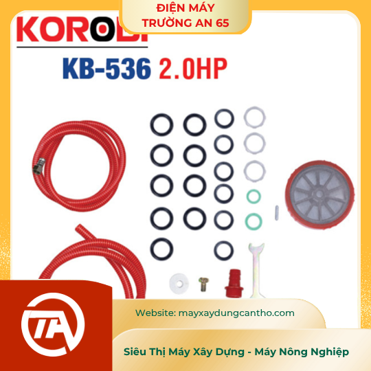 ĐẦU BƠM CAO ÁP KOROBI KB-536 (2HP, Tự động)