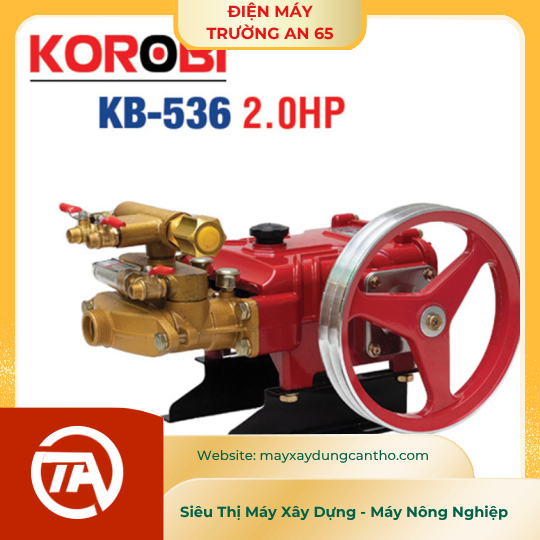 ĐẦU BƠM CAO ÁP KOROBI KB-536 (2HP, Tự động)