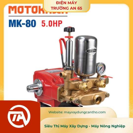 Đầu bơm cao áp MOTOKAWA MK-80 (5HP)