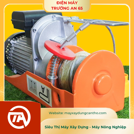 Máy tời điện mini Yamafuji B1200 (đạt tải 100% cáp dài 30m)