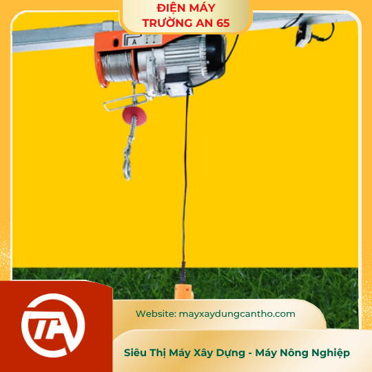 Máy tời điện mini Yamafuji B1200 (đạt tải 100% cáp dài 30m)