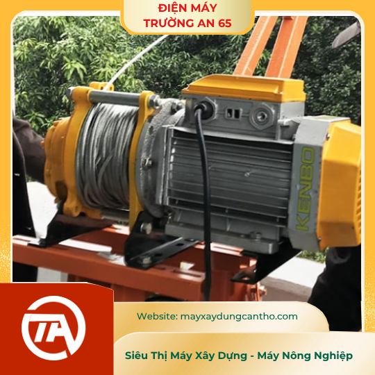 Tời điện siêu nhanh KENBO CC600N (cáp 30M, điện áp 220V)