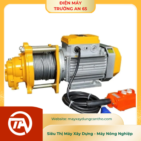 Tời điện siêu nhanh KENBO CC600N (cáp 30M, điện áp 220V)