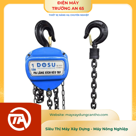 Pa lăng xích kéo tay DOSU 5T-3M 5 tấn 3M