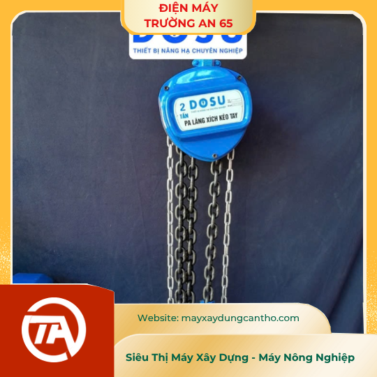 Pa lăng xích kéo tay DOSU 5T-3M 5 tấn 3M