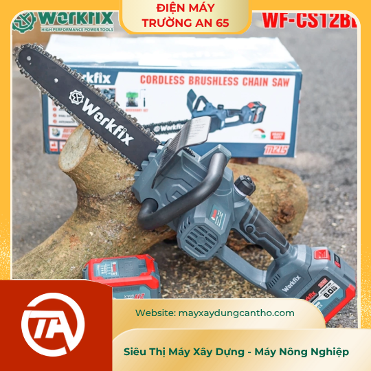 Máy cưa xích pin WORKFIX WF-CS12BL