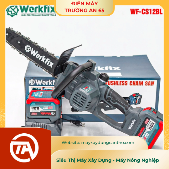 Máy cưa xích pin WORKFIX WF-CS12BL