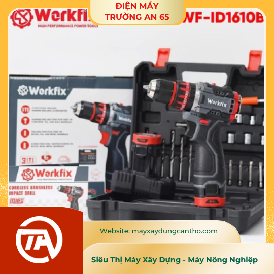 Máy khoan pin WORKFIX 16.8V WF-ID1610BL