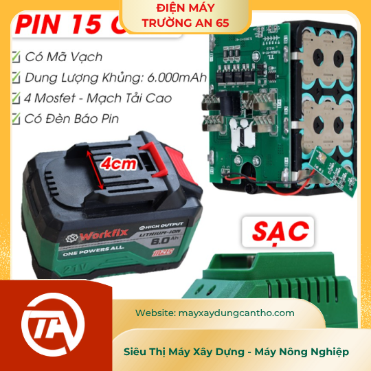 Máy Khoan Đục Bê Tông WORKFIX WF-RH2603  3 Chức Năng (KHOAN -BÚA -ĐỤC)