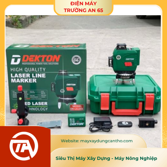 Máy cân mực laser 12 tia xanh DEKTON DK-LS1201