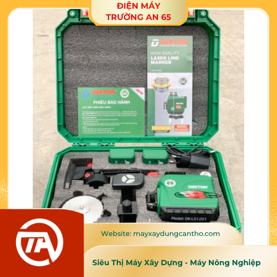 Máy cân mực laser 12 tia xanh DEKTON DK-LS1201