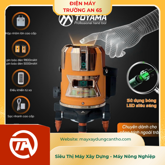 Máy Cân Bằng Laser 5 Tia Toyama T-1000MaxC Cao Cấp