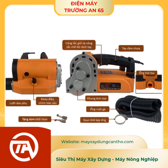 Máy bào tường cầm tay 1600W Rubi RB 001-2