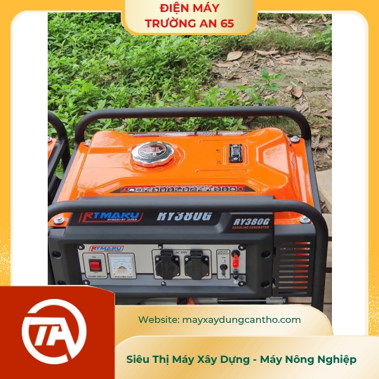 Máy Phát Điện Chạy Xăng 3Kw Rymaru RY380G